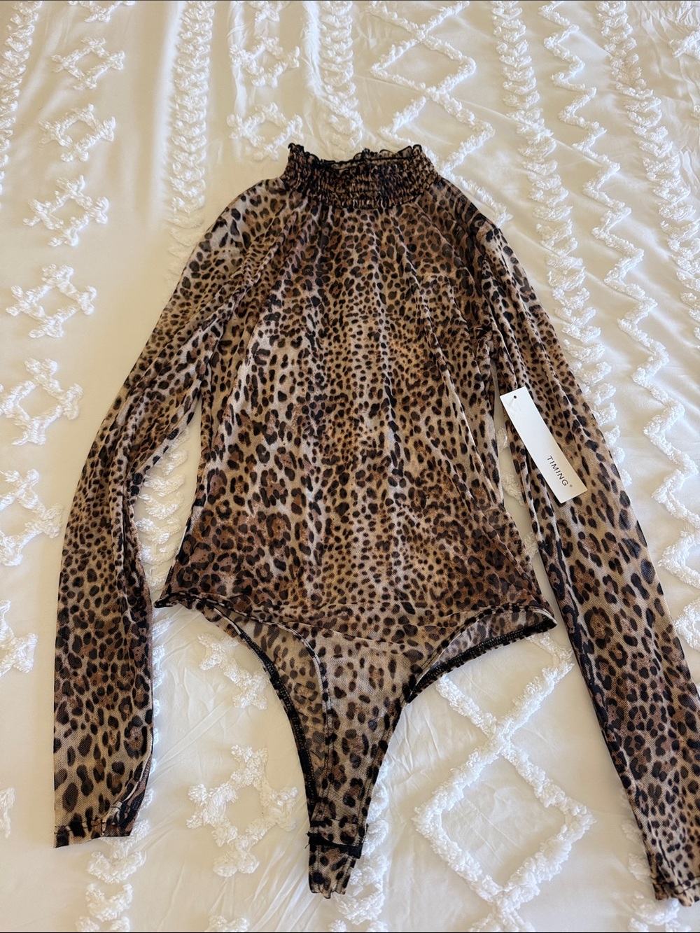 Timing Leopard Bodysuit